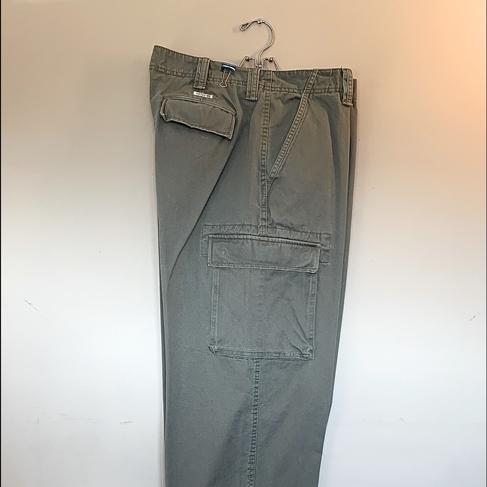 Chaps Military Green Cargo Pant